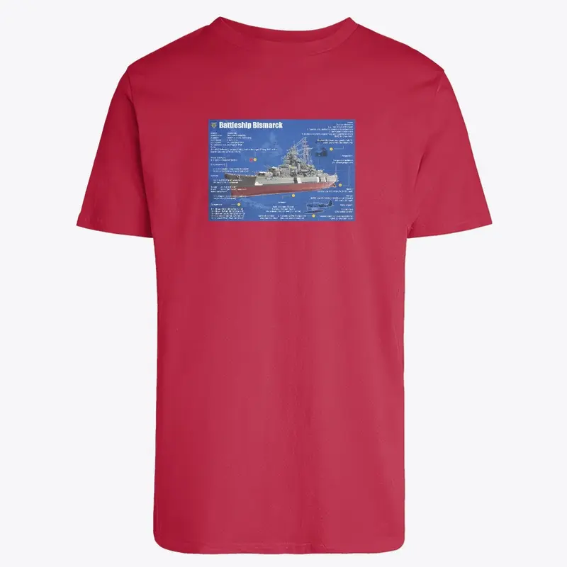 Bismarck Blueprint T-Shirt